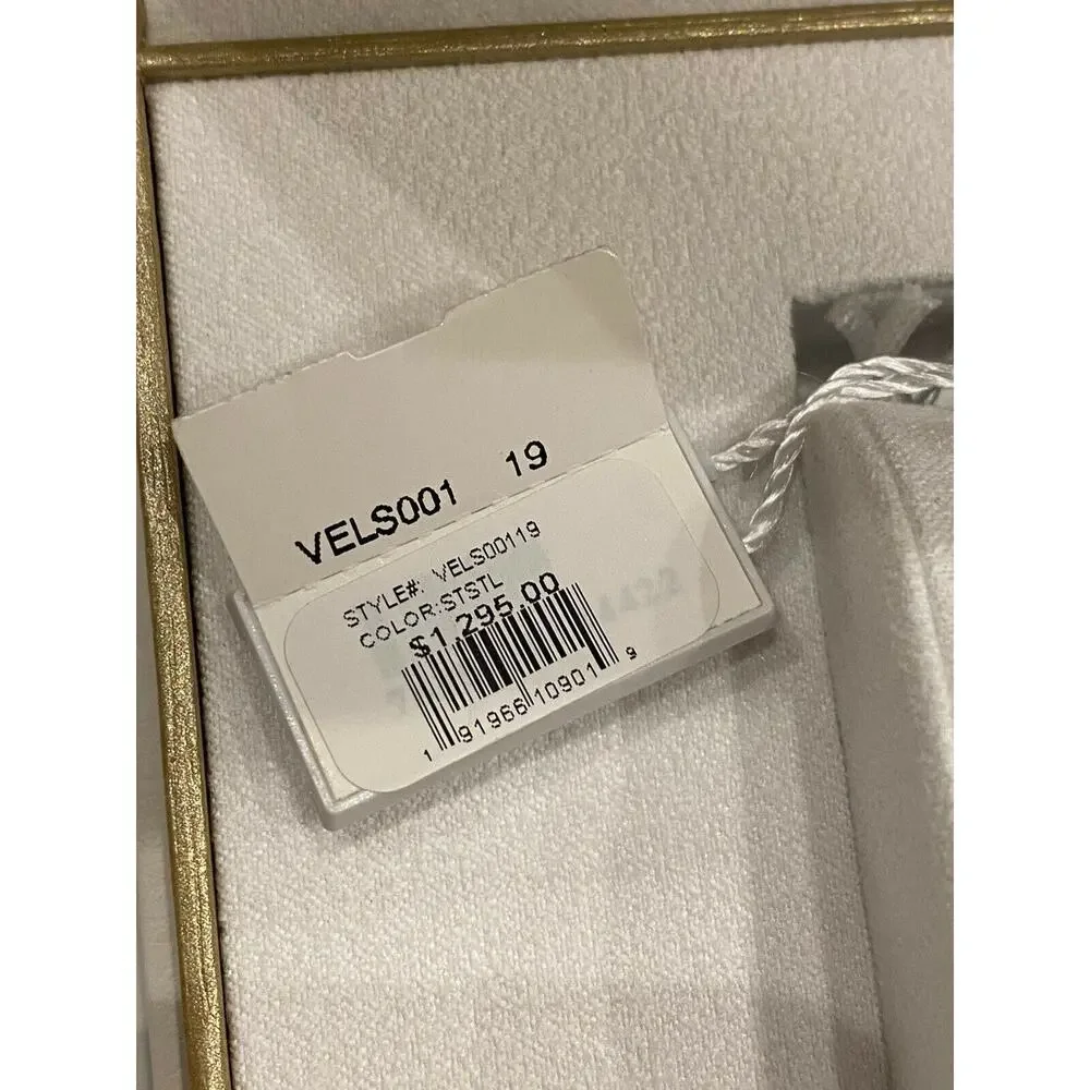 Versace Stainless Steel & Leather Strap Women's Watch NIB $1295